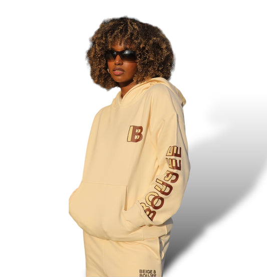 Beige Hoodie